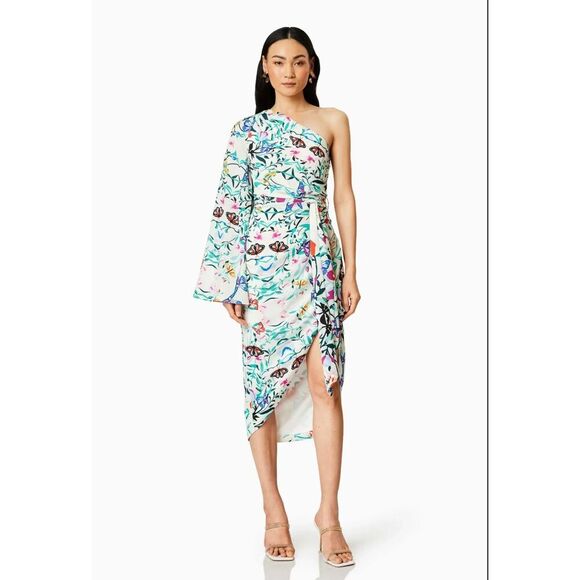 Elliatt Multi One Shoulder Bungalow Dress - Picture 1 of 15